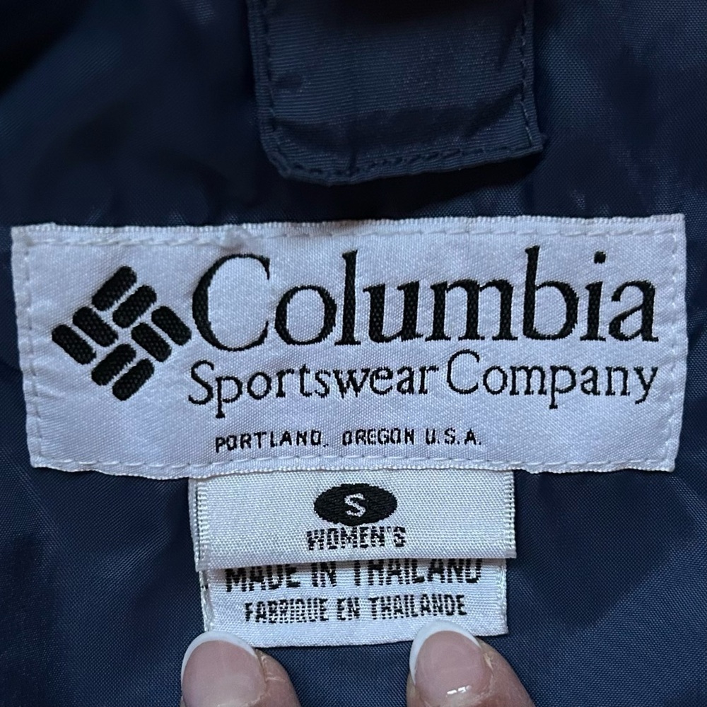 Vintage Columbia 3-Piece Snowsuit Ski Set Retro 90s Blue Women’s Small - Picture 10 of 14